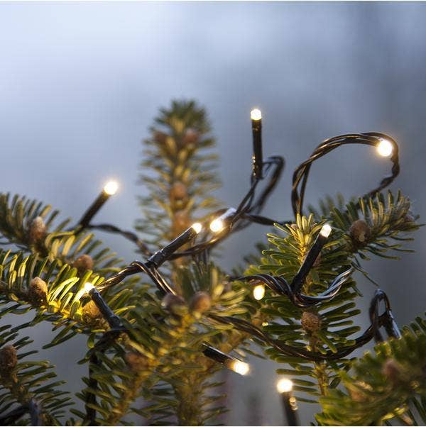 Star Trading Ljusslinga Svart Micro-LED 180L