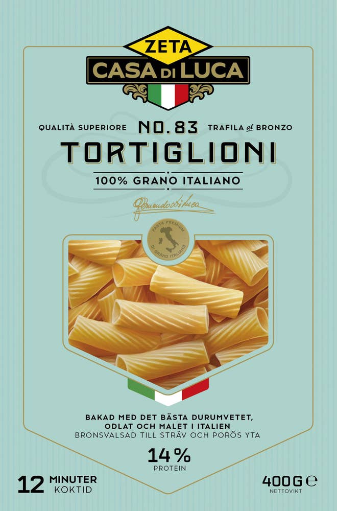 Zeta Pasta Tortiglioni