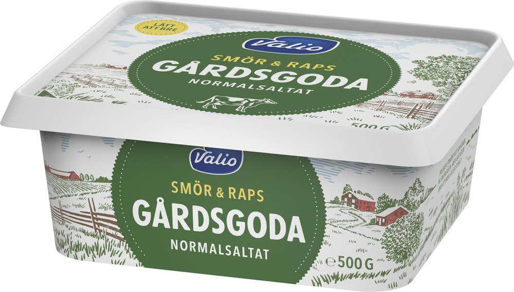 Valio Gårdsgoda Normalsaltat Bredbart smör 75%