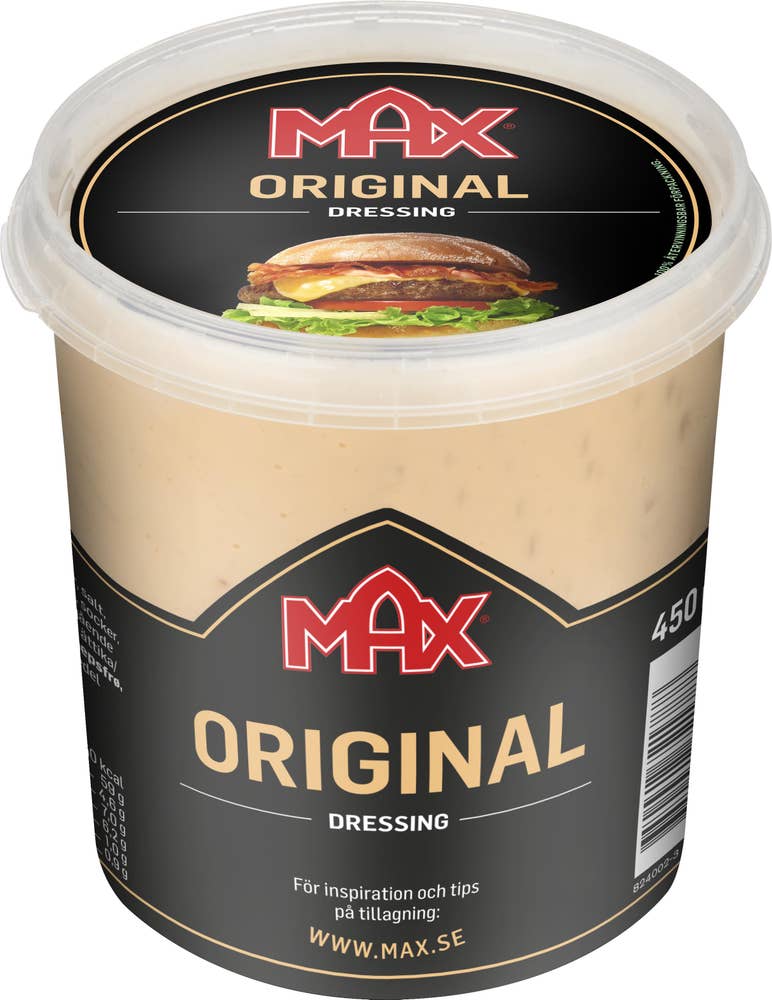 Max Hamburgedressing Orginal 450ml Max