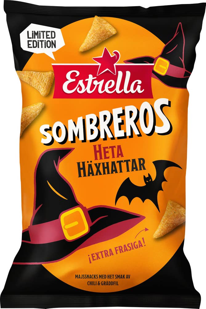 Estrella Heta Häxhattar Chili & Sourcream