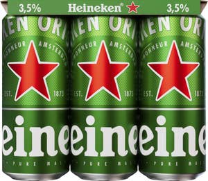 Heineken Öl Lager 3,5% 6x50cl