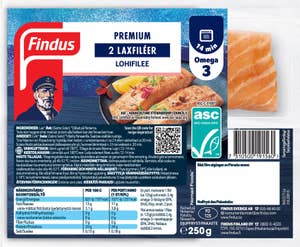 Findus Premium Laxfilé Fryst ASC