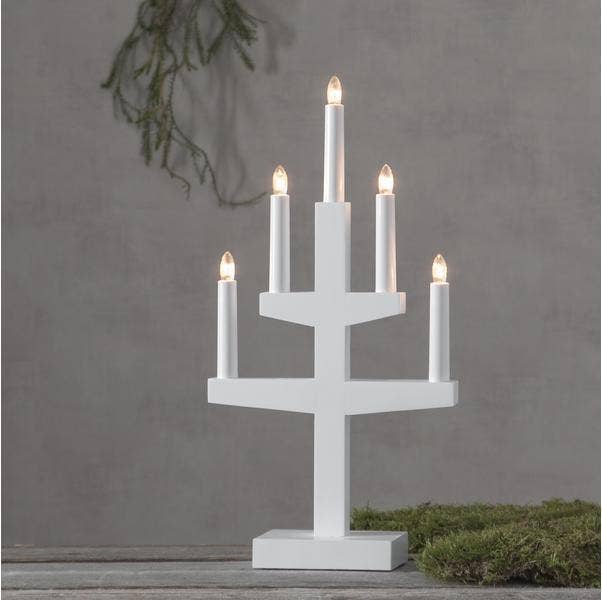 Star Trading Ljusstake Trapp Vit