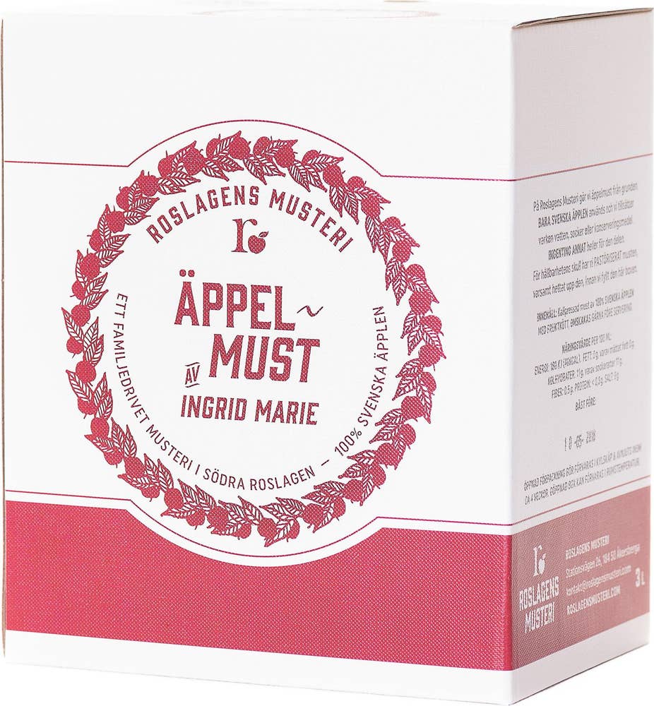Roslagens Musteri Äppelmust Ingrid Marie