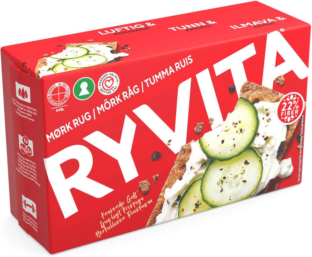 Ryvita Knäckebröd Mörk Råg