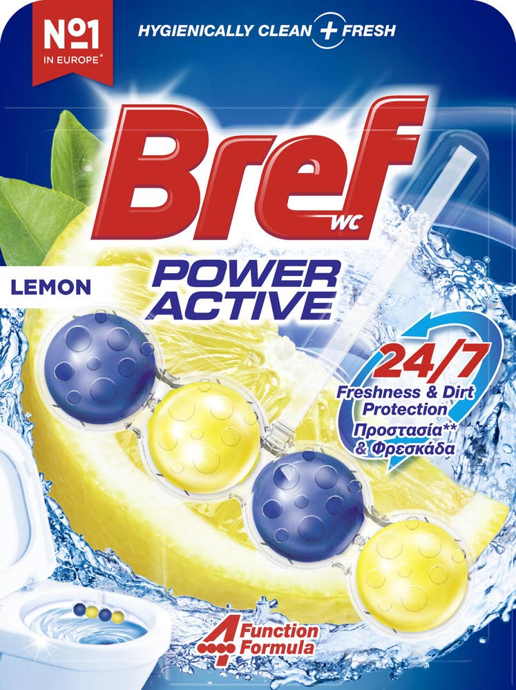 Bref Power Active Lemon Toalettblock