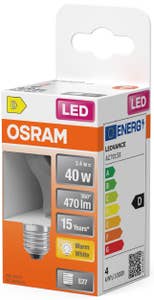Osram LED Klot E27 470lm (40W) Klar