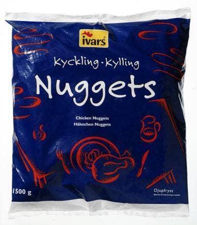 Ivars Kyckling Nuggets Fryst