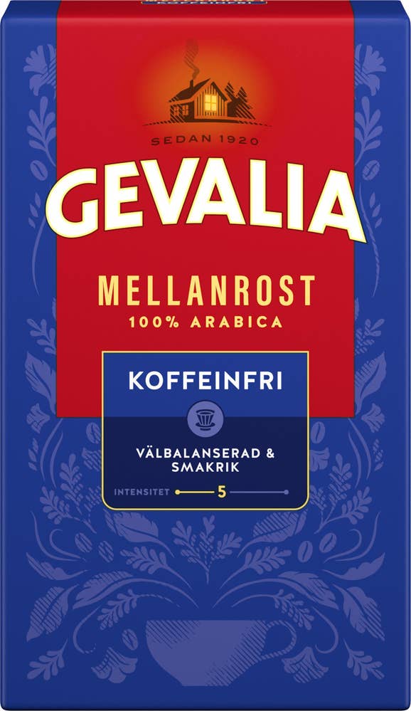Gevalia Koffeinfritt Kaffe Mellanrost