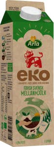 Arla Ko® Färsk Mellanmjölk 1,5% EKO/KRAV