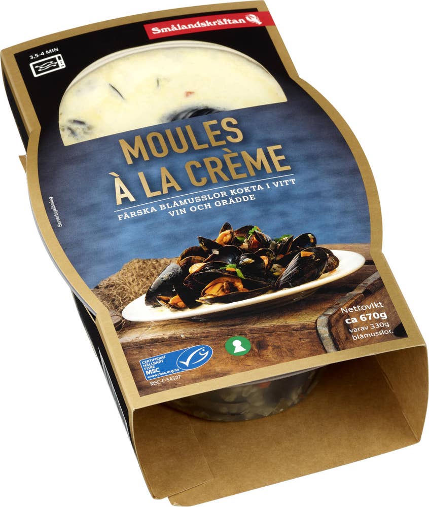 Smålandskräftan Moules à La Cremè