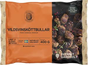 Svenskt Gårdsvilt Vildsvinsköttbullar Frysta