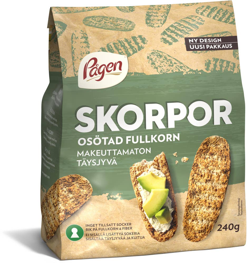 Pågen Skorpor Fullkorn
