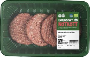 Garant Eko Färska Hamburgare EKO/KRAV