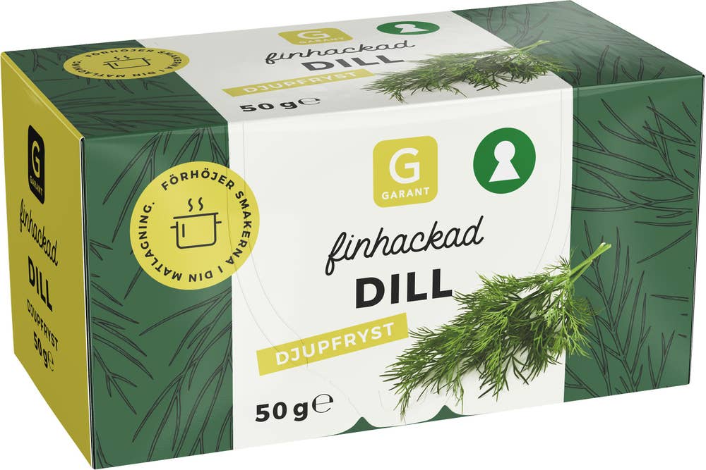 Garant Dill Finhackad Fryst