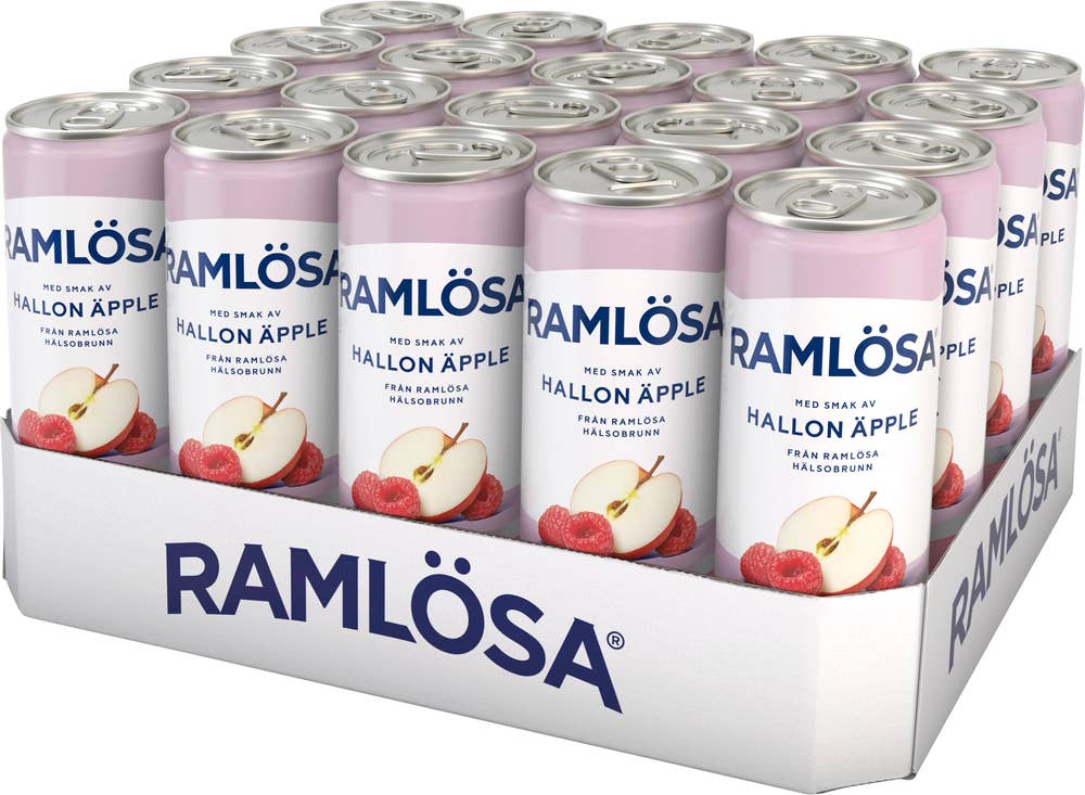 Ramlösa Hallon Äpple Flak 20x33cl