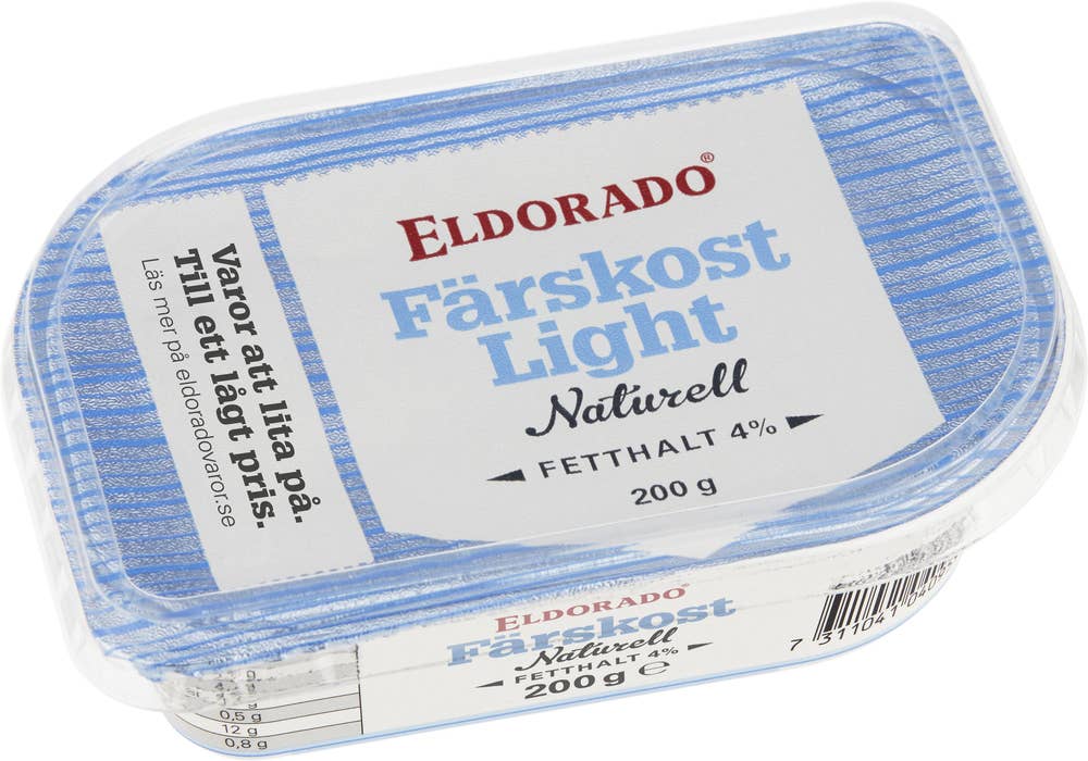 Eldorado Färskost Light Naturell 4%