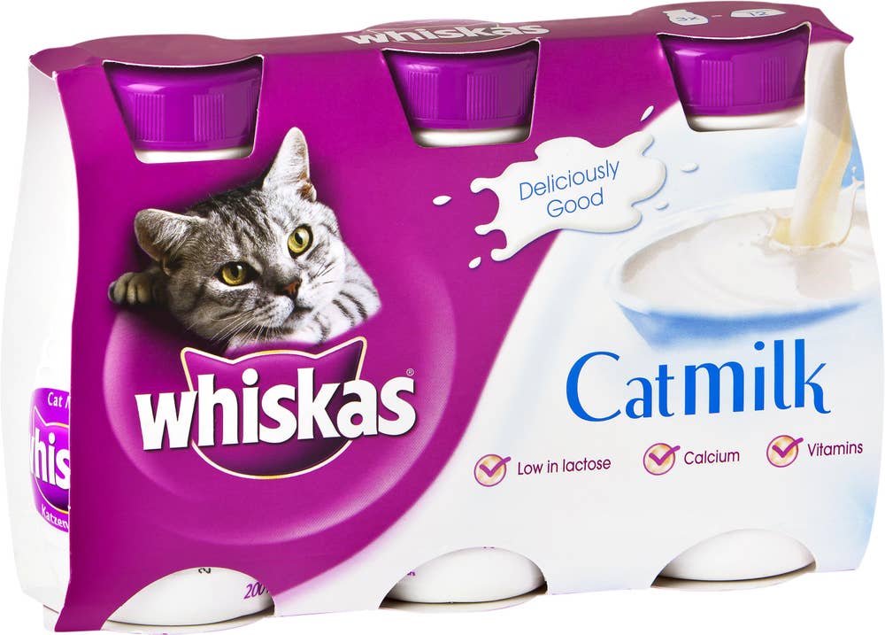 Whiskas Kattmjölk 3x200ml