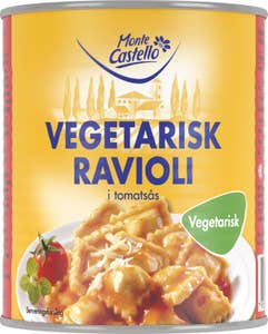 Monte Castello Vegetarisk Ravioli 800g Monte Castello