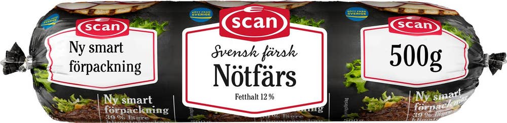 Scan Nötfärs 12%