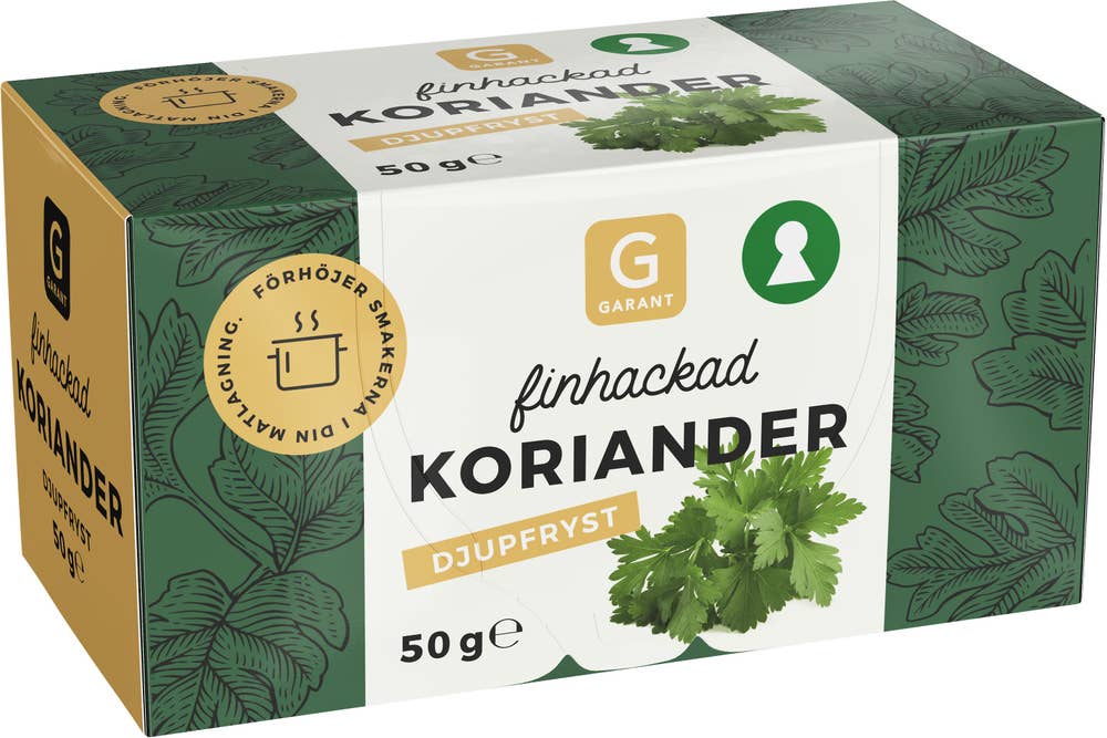 Garant Koriander Finhackad Fryst