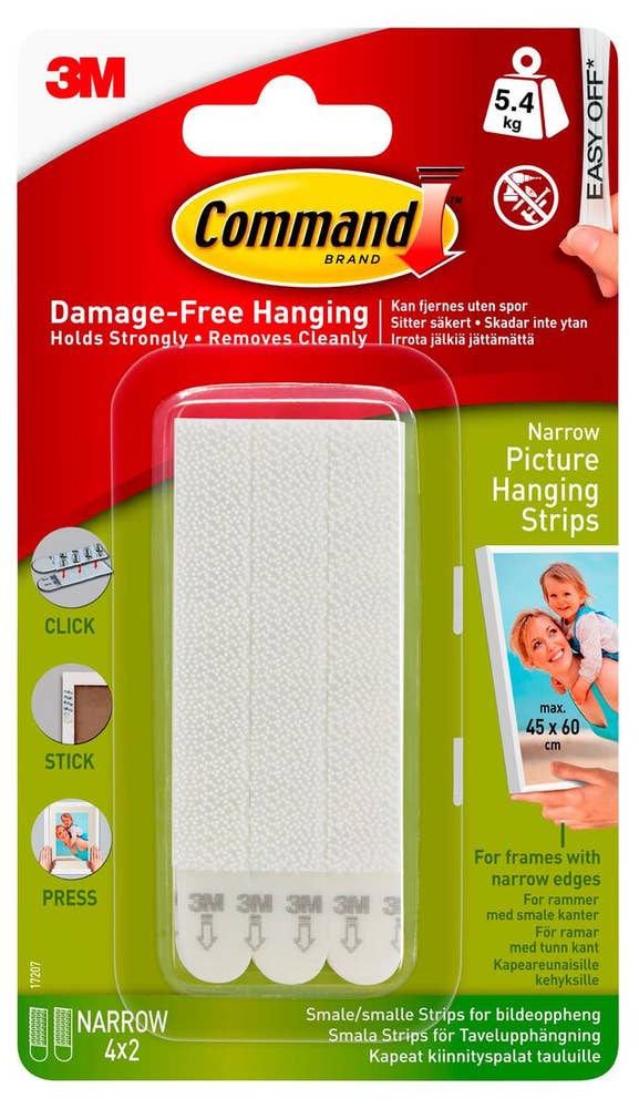 Command Tavelupphängning Vit 5,4kg S Command