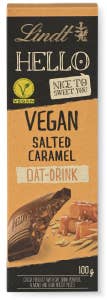 Lindt Hello Vegan Chokladkaka Salted Caramel 100g Lindt