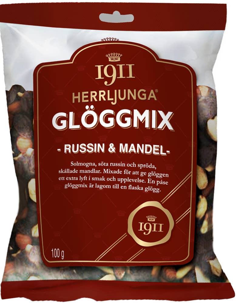 Herrljunga 1911 Glöggmix Russin & Mandel