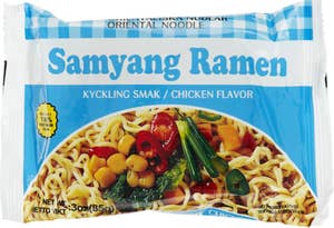 Samyang Ramen Snabbnudlar Kycklingsmak