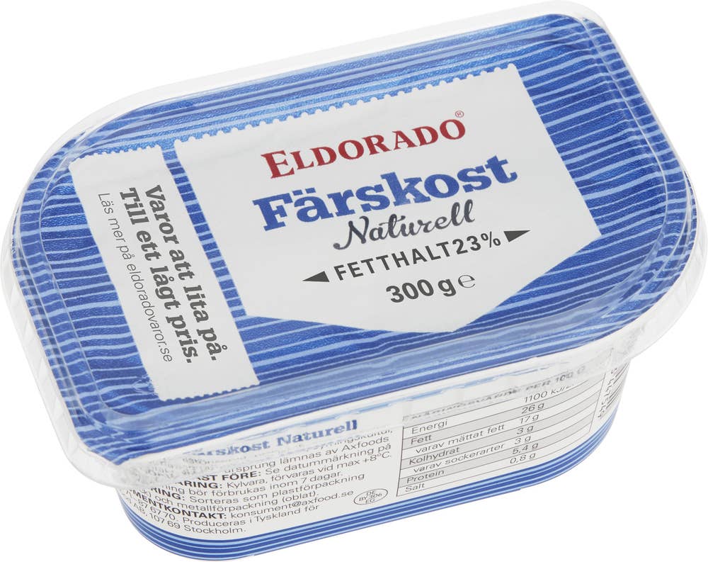 Eldorado Färskost Naturell 23%
