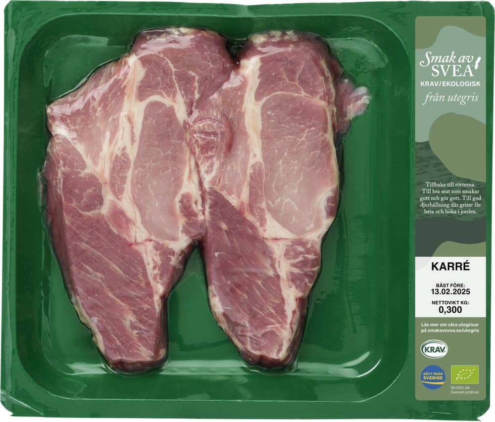 Smak av SVEA Fläskkarré Skivad KRAV