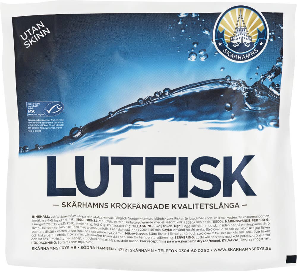 Skärhamns Lutfisk Skinnfri MSC