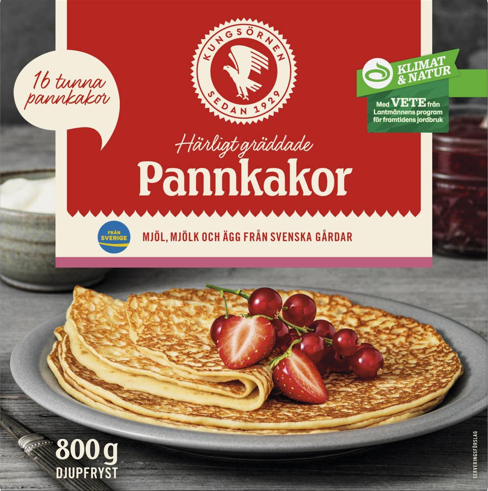 Kungsörnen Pannkakor Frysta 16-p