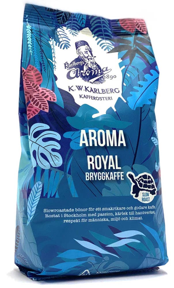Karlbergs Kafferosteri Kaffe Aroma Royal Bryggmalet