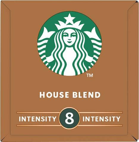 Starbucks By Nespresso House Blend Lungo 8 Kaffekapslar