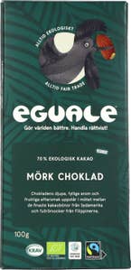 Eguale Mörk Choklad 70% KRAV/Fairtrade