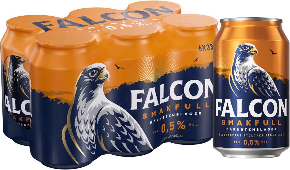 Falcon Öl Alkoholfri Smakfull 0,5% 6x33cl