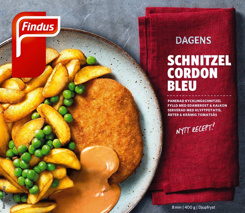 Dagens Schnitzel Cordon Bleu Fryst