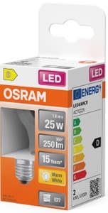 Osram LED Klot E27 250lm (25W) Klar