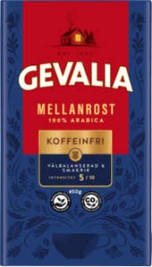 Gevalia Koffeinfritt Kaffe Mellanrost
