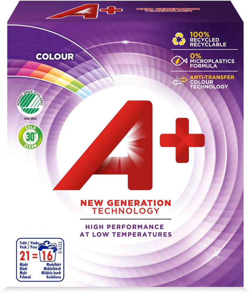 A+ Tvättmedel Color