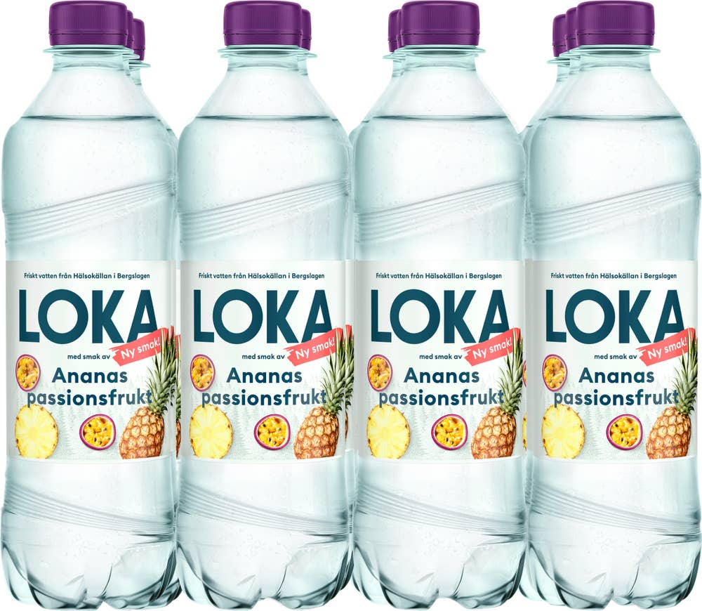Loka Ananas Passionsfrukt 12x50cl