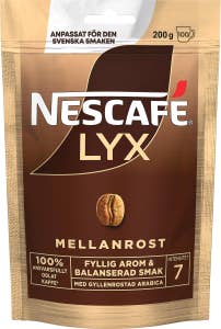 Nescafé Snabbkaffe Lyx Mellanrost
