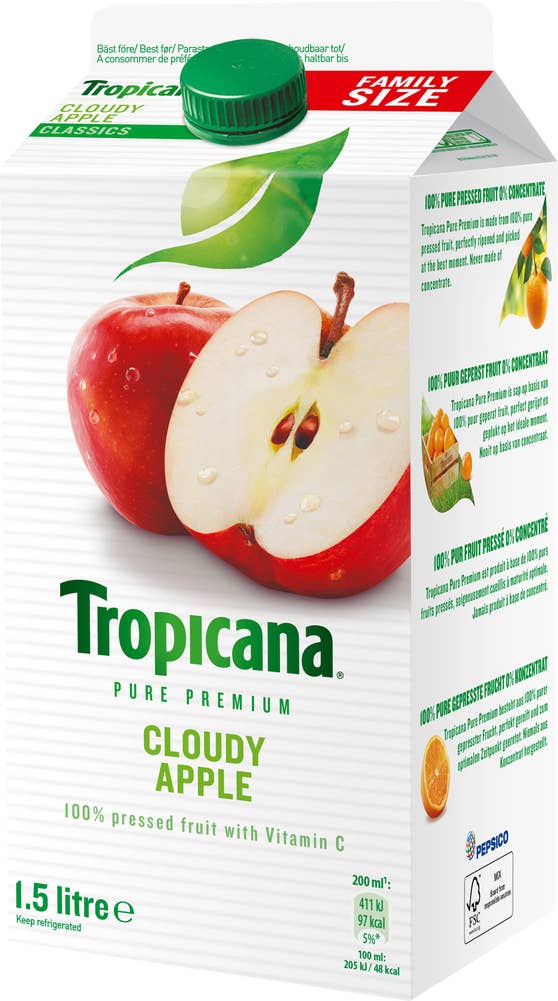 Tropicana Juice Cloudy Apple