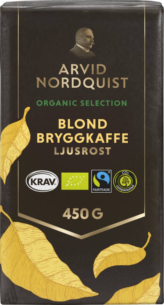 Arvid Nordquist Selection Blond Bryggkaffe Ljusrost EKO/KRAV/Fairtrade