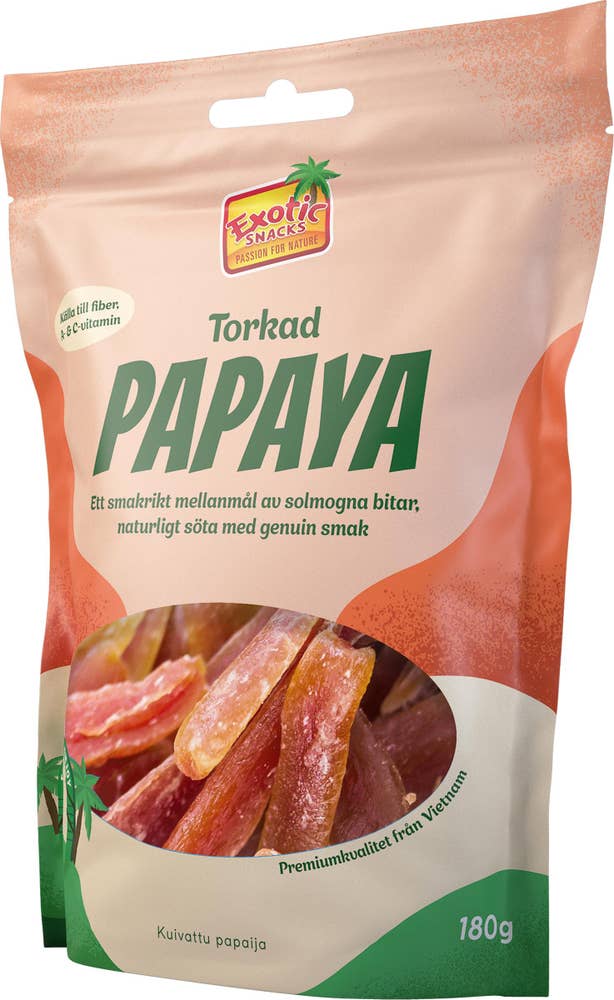 Exotic Snacks Torkad Papaya