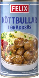 Felix Köttbullar i Gräddsås