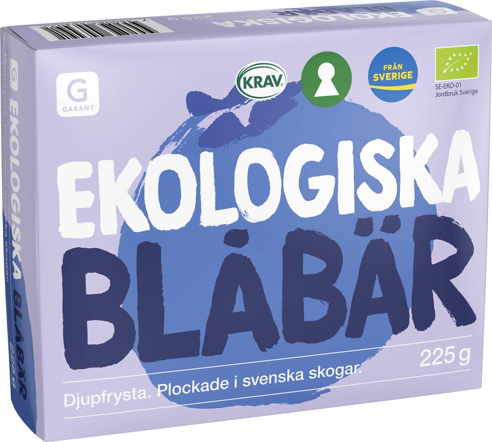 Garant Eko Blåbär EKO/KRAV Fryst