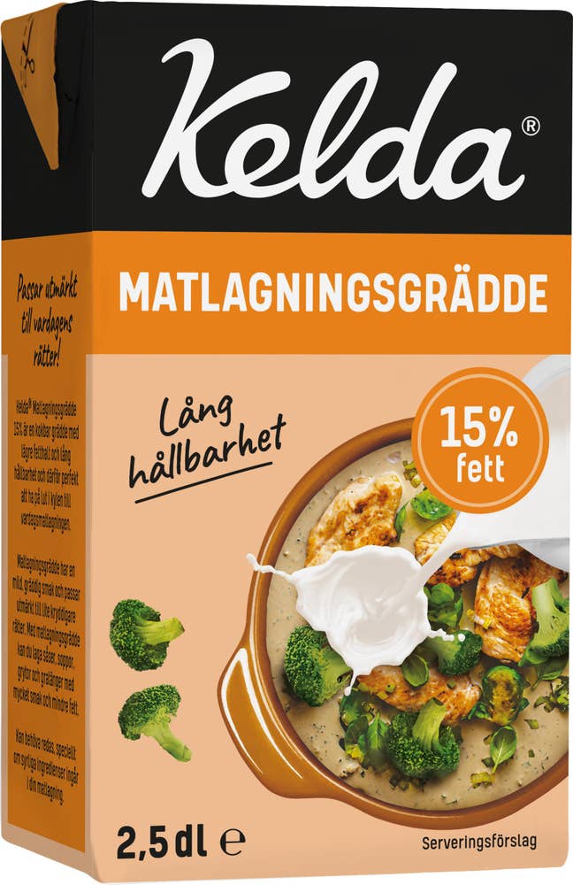 Kelda® Matlagningsgrädde 15%